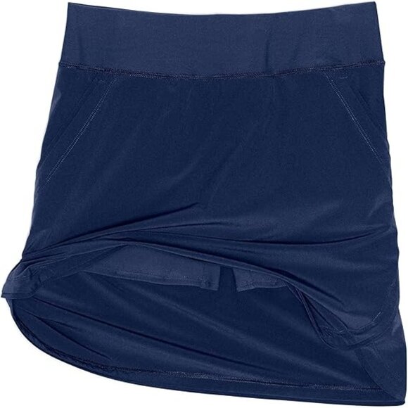 NWT Lands' End Women Comfort Waist Swim Skirt Deep Sea Navy Size 2-24W $65 4C695 - Picture 5 of 5